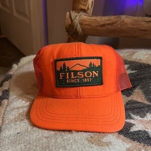 Filson Orange Hunting Hat